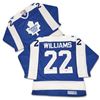 Image 1 : TIGER WILLIAMS SIGNED TORONTO MAPLE LEAFS CCM JERSEY  (EAST COAST COA)