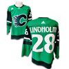 Image 1 : ELIAS LINDHOLM SIGNED CALGARY FLAMES ST. PATS ADIDAS PRO JERSEY  (EAST COAST COA)