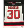 Image 1 : MARTIN BRODEUR SIGNED NEW JERSEY DEVILS REEBOK PRO JERSEY (JIC COA)