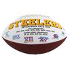 Image 2 : CHASE CLAYPOOL SIGNED STEELERS LEATHER FOOTBALL (BECKETT COA)