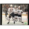 Image 1 : CONNOR MCDAVID AND LEON DRAISAITL SIGNED OILERS 8 X 10 (GCG HOLO)