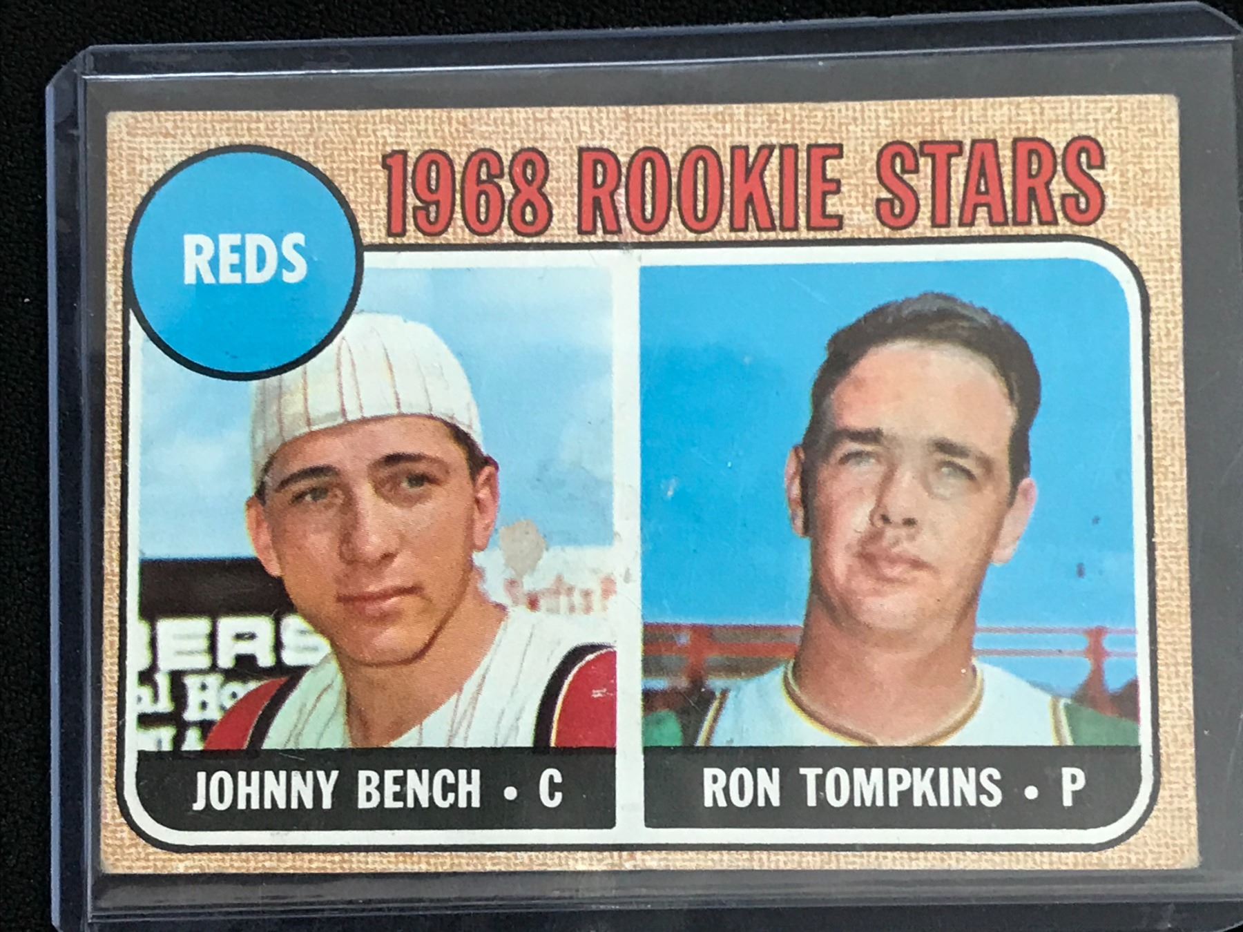 1968 Topps Johnny Bench Rookie Card