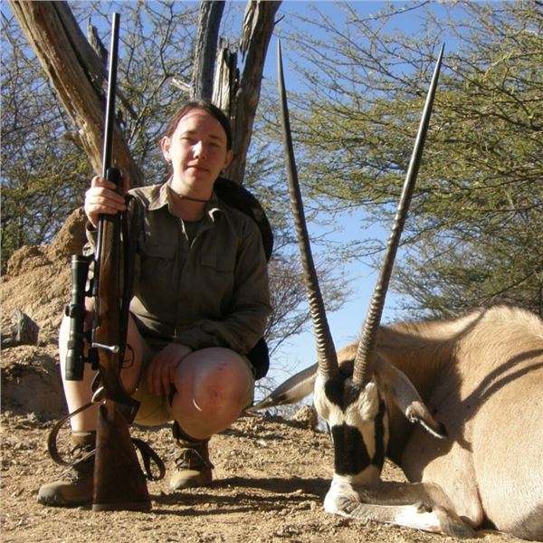 Namibia: 3 Day Plains Game for 2 hunters. Includes 1 Springbok, 1 Impala, 1 Gemsbok and a Warthog.