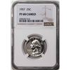 Image 1 : 1957 Proof Washington Quarter Coin NGC PF68 Cameo