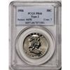 Image 1 : 1956 Type 2 Proof Franklin Half Dollar Coin PCGS PR66