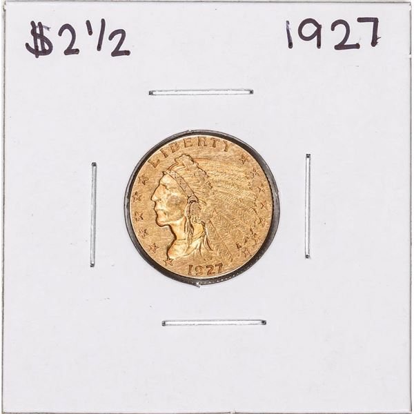 1927 $2 1/2 Indian Head Quarter Eagle Gold Coin