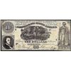 Image 1 : 1861 $10 Confederate States of America Note