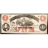 Image 1 : 1862 $1 The Commonwealth of Virginia Treasury Richmond Obsolete Note