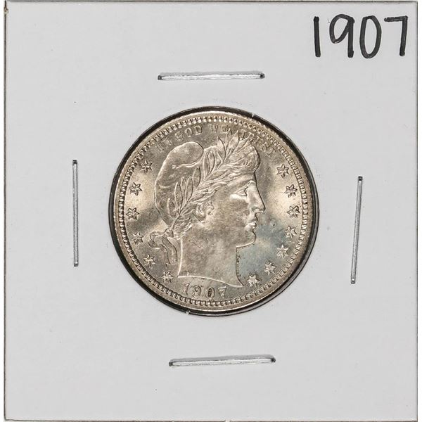 1907 Barber Quarter Coin