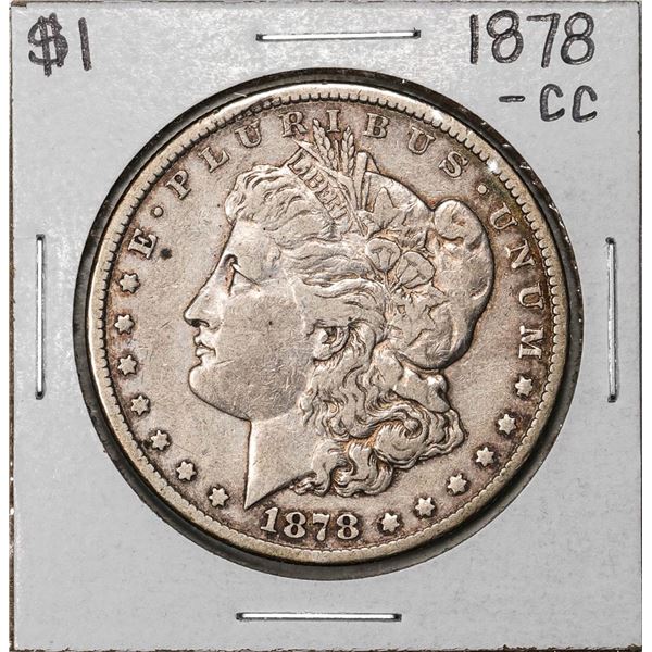 1878-CC $1 Morgan Silver Dollar Coin