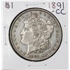 Image 1 : 1891-CC $1 Morgan Silver Dollar Coin