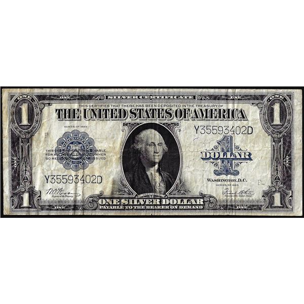 1923 $1 Silver Certificate Note