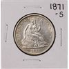 Image 1 : 1871-S Seated Liberty Half Dollar Coin