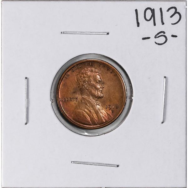 1913-S Lincoln Wheat Cent Coin