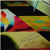 Image 2 : Ferjo "Window With A View" Limited Edition Giclee On Canvas