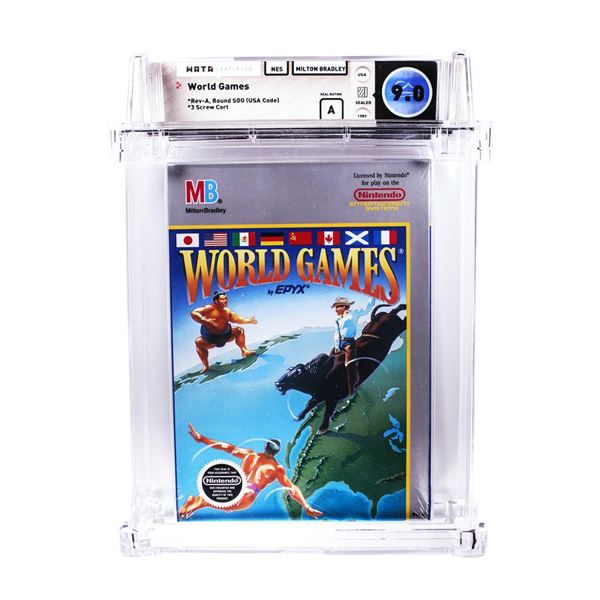 World Games NES Nintendo Sealed Video Game WATA 9.0/A