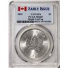 Image 1 : 2018 $5 Canada Maple Leaf Silver Coin PCGS MS69 Early Issue
