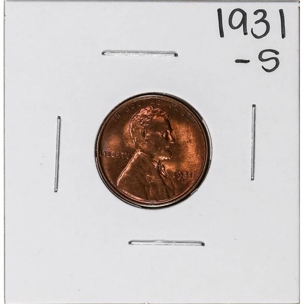 1931-S Lincoln Wheat Cent Coin