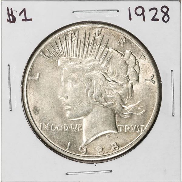 1928 $1 Peace Silver Dollar Coin