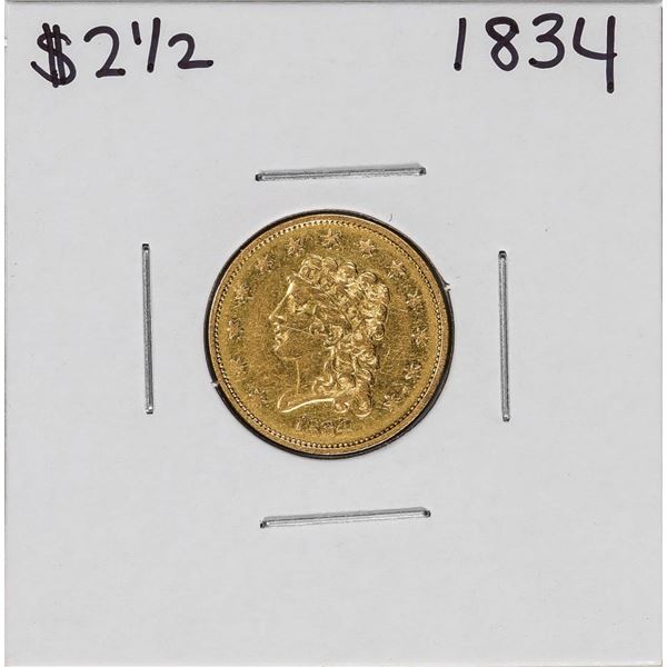 1834 $2 1/2 Classic Head Quarter Eagle Gold Coin