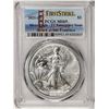 Image 1 : 2021-(S) Type 1 $1 American Silver Eagle Coin PCGS MS69 First Strike Emergency Issue