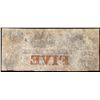 Image 2 : 1856 $5 The Valley Bank Hagerstown, MD Obsolete Note