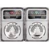 Image 2 : Lot of (2) 2016 China 10 Yuan Silver Panda Coins NGC MS70 First Releases