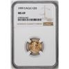 Image 1 : 1999 $5 American Gold Eagle Coin NGC MS69