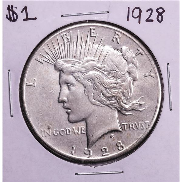 1928 $1 Peace Silver Dollar Coin