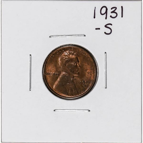 1931-S Lincoln Wheat Cent Coin