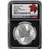 Image 1 : 2018 Canada $5 Maple Leaf Silver Coin Incuse Design NGC MS70 First Day of Production