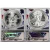Image 3 : Lot of 2021 Type 1 & Type 2 $1 American Silver Eagle Coins ANACS MS70 First Strike