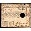 Image 1 : May 5, 1780 Massachusetts-Bay $1 Colonial Currency Note