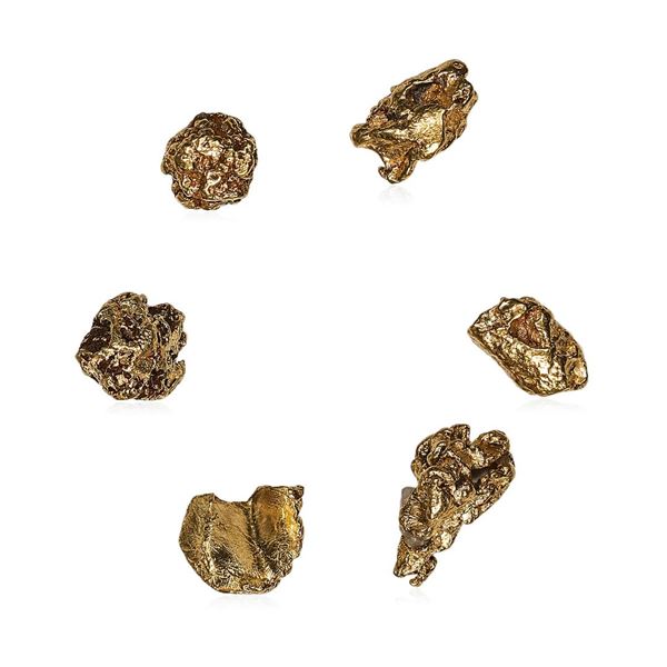 Gold Nuggets 3.09 Grams Total Weight