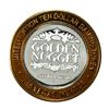 Image 2 : .999 Silver Golden Nugget Las Vegas, Nevada $10 Casino Limited Edition Gaming Token