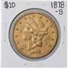Image 1 : 1878-S $20 Liberty Head Double Eagle Coin