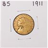 Image 1 : 1911 $5 Indian Head Half Eagle Gold Coin