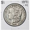 Image 1 : 1891-CC $1 Morgan Silver Dollar Coin