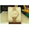 Image 4 : Rolex Ladies 18KT Yellow Gold Champagne Diamond President Wristwatch