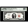 Image 1 : 1963 $2 Legal Tender Note Fr.1513 PMG Superb Gem Uncirculated 68EPQ