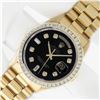 Image 2 : Rolex Men's 18K Yellow Gold Diamond Day Date Presidential Wristwatch