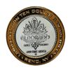 Image 2 : .999 Silver Eldorado Hotel and Casino $10 Casino Gaming Token Limited Edition