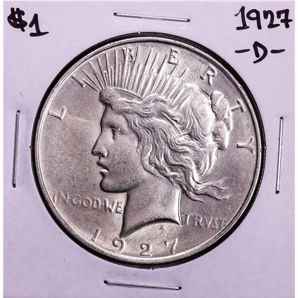1927-D $1 Peace Silver Dollar Coin