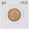 Image 1 : 1910 $5 Indian Head Half Eagle Gold Coin