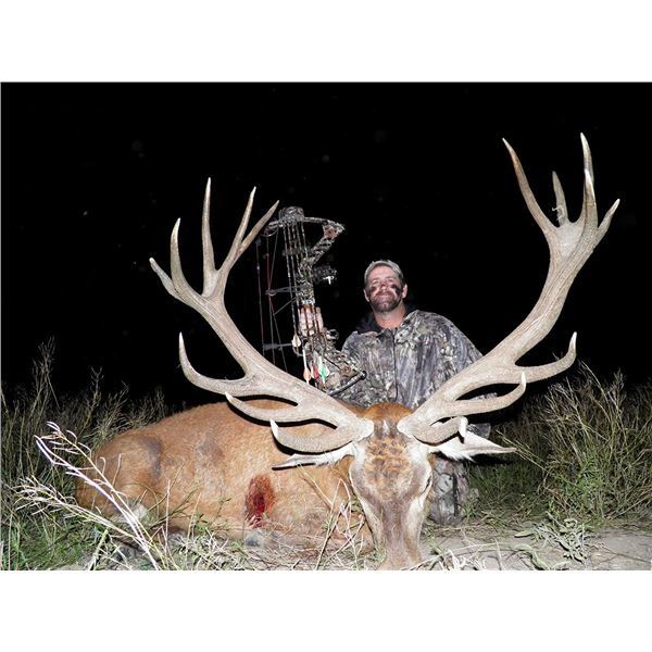 RED STAG, BLACK BUCK ANTELOPE AND DOVE HUNT IN ARGENTINA FOR TWO HUNTERS SIX DAY STAY