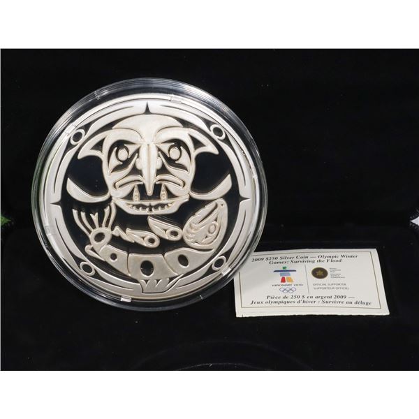 2009 CANADIAN $250 FINE SILVER (99.99%)1KG OLYMPIC