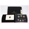 Image 1 : 2010 CANADIAN 7 COIN SPECIMEN SET WITH COA AND