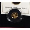 Image 2 : 2010 CANADIAN FINE GOLD (99.99%) CARIBOU COIN
