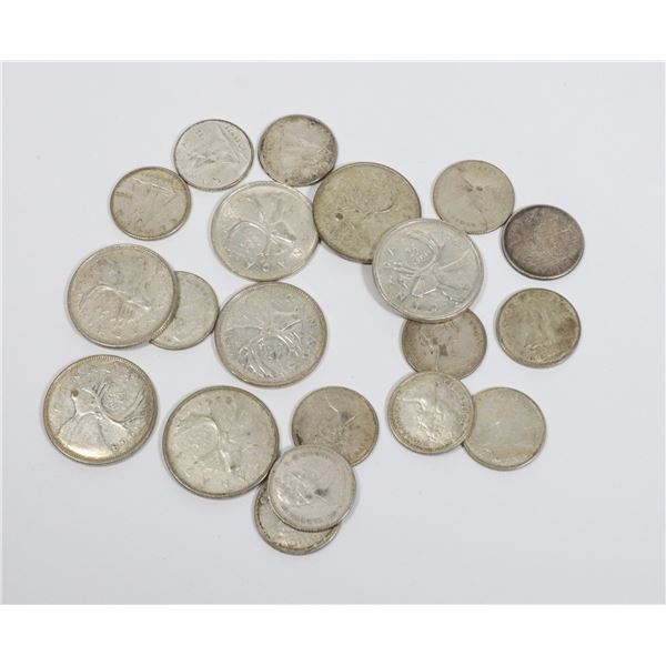 72 GRAMS ASSORTED 50% SILVER COINS