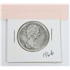 Image 2 : 1966 CANADIAN 50 CENT COIN (80% SILVER)